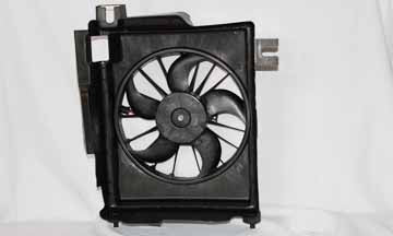 Condenser Cooling Fan Assembly for 02-08 Dodge Ram Pickup 3.7-5.9L CH3113103