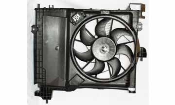 Condenser Cooling Fan Assembly for 04-09 Dodge Durango/07-09 Chrysler Aspen
