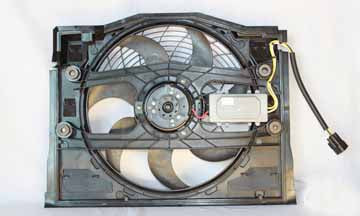 Condenser Cooling Fan Assembly for 99-05 BMW 3 Series (E46 non-M3)  BM3020100