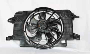 Dual Radiator & Condenser Cooling Fan Assembly for 94-02 Saturn S Series