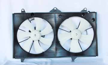 Dual Radiator Condenser Cooling Fan Assembly for 02-06 Toyota Camry L4 US Built