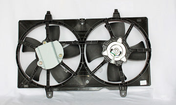 Radiator Condenser Cooling Fan Assembly for 02-06 Nissan Altima/04-08 Maxima