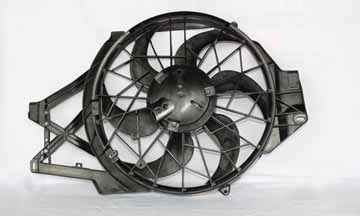 Dual Radiator & Condenser Cooling Fan Assembly for 99-04 Ford Mustang 3.8L