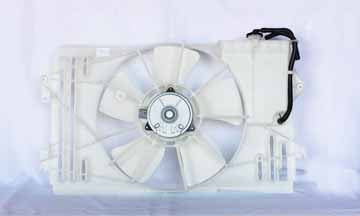 Dual Radiator & Condenser Cooling Fan Assembly for 03-08 Toyota Matrix AT