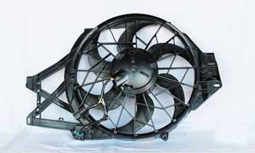 Dual Radiator & Condenser Cooling Fan Assembly for 01-04 Ford Mustang 4.6L