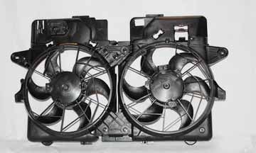 Radiator Condenser Cooling Fan Assembly for 05 Ford Escape/Mercury Mariner 3.0L