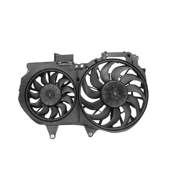 Dual Radiator & Condenser Cooling Fan Assembly for 02-08 Audi A4 1.8/2.0L