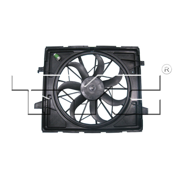 Dual Radiator & Condenser Cooling Fan Assembly for 11-19 Jeep Grand Cherokee