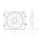 Dual Radiator & Condenser Cooling Fan Assembly for 11-19 Jeep Grand Cherokee