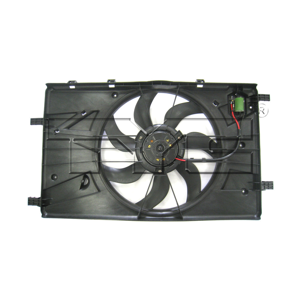 Radiator & Condenser Cooling Fan for 11-14 Chevy Cruze/12-14 Buick Verano 2.4L