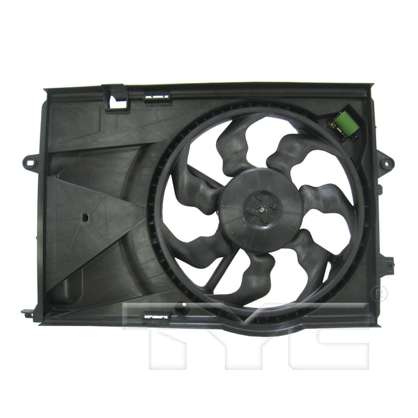 Dual Radiator & Condenser Cooling Fan Assembly for 12-19 Chevy Sonic 1.4L
