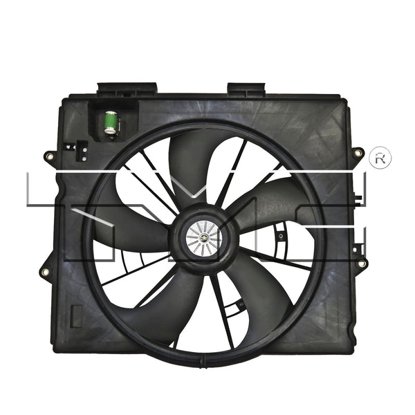 Dual Radiator & Condenser Cooling Fan Assembly for 09-13 Cadillac CTS Sedan
