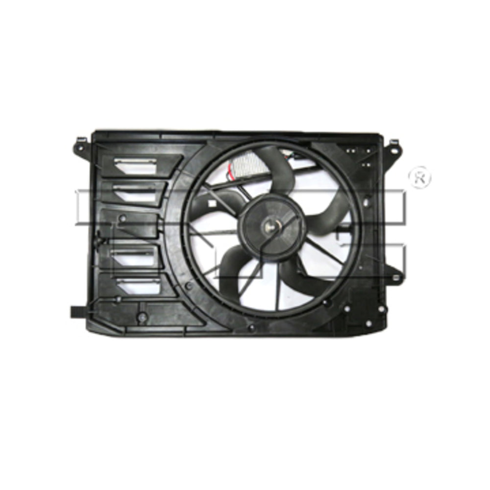 Dual Radiator Condenser Cooling Fan Assembly for 13-19 Ford Fusion 2.0L Hybrid