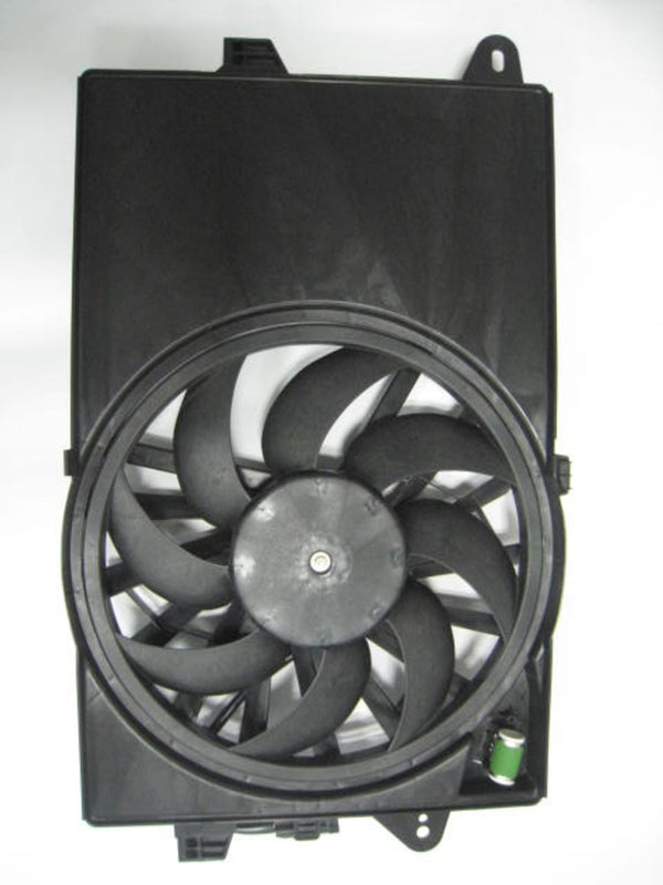 Dual Radiator & Condenser Cooling Fan Assembly for 12-19 Fiat 500 Type 1