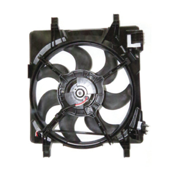 Dual Radiator & Condenser Cooling Fan Assembly for 13-15 Chevy Spark AT