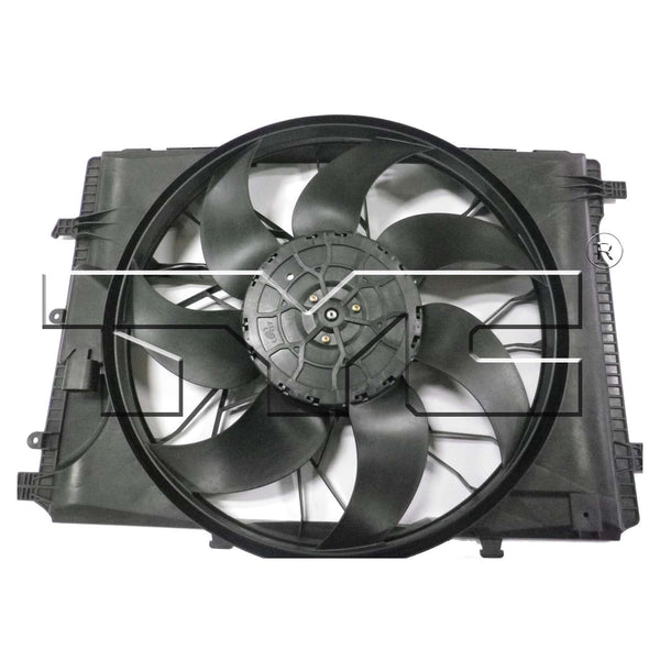 Dual Radiator & Condenser Cooling Fan Assembly for 10-16 Mercedes Benz E-Class