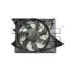 Radiator & Condenser Cooling Fan for 13-18 Hyundai Santa Fe/14-15 Kia Sorento