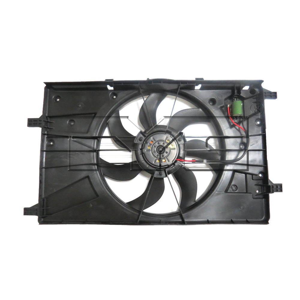 Dual Radiator & Condenser Cooling Fan Assembly for 15-16 Chevy Cruze 1.4