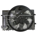 Dual Radiator & Condenser Cooling Fan Assembly for 01-07 Mercedes Benz C Class