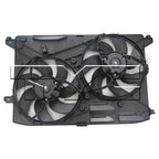 Dual Radiator & Condenser Cooling Fan Assembly for 13-19 Ford Fusion 2.5L/2.0L