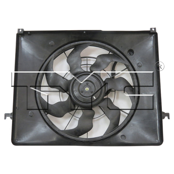 Dual Radiator & Condenser Cooling Fan Assembly for 09-10 Hyundai Sonata 2.4L