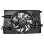 Radiator & Condenser Cooling Fan for 14-19 Jeep Cherokee 2.4L/15-17 Chrysler 200