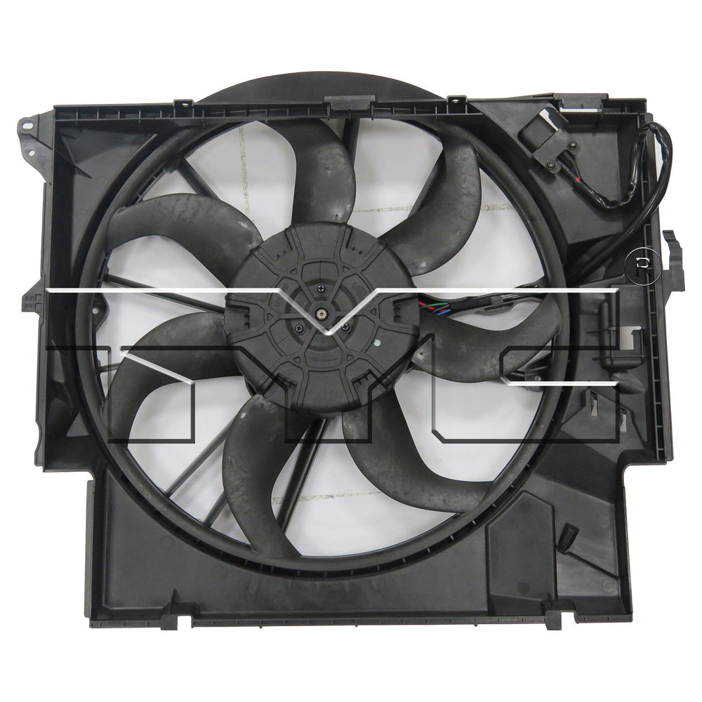 Dual Radiator & Condenser Cooling Fan Assembly for 07-11 BMW 3 Series w/Turbo