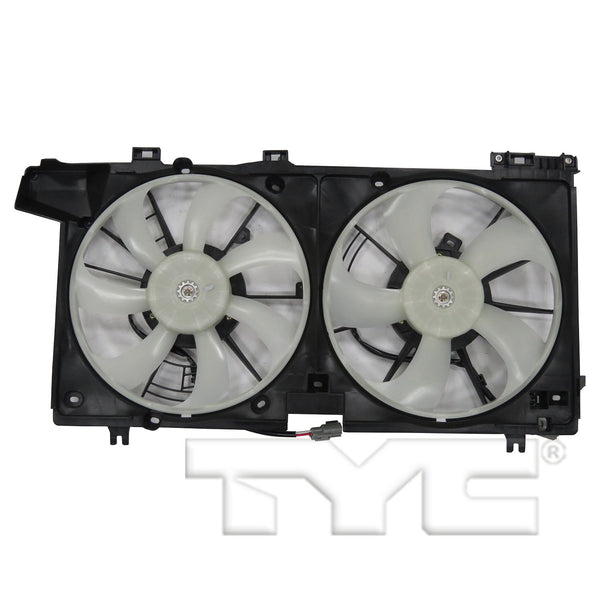 Dual Radiator Condenser Cooling Fan Assembly for 15-19 Subaru Legacy/Outback 2.5