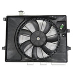 Radiator Condenser Cooling Fan Assembly for 14-16 Hyundai Elantra/15-16 Forte