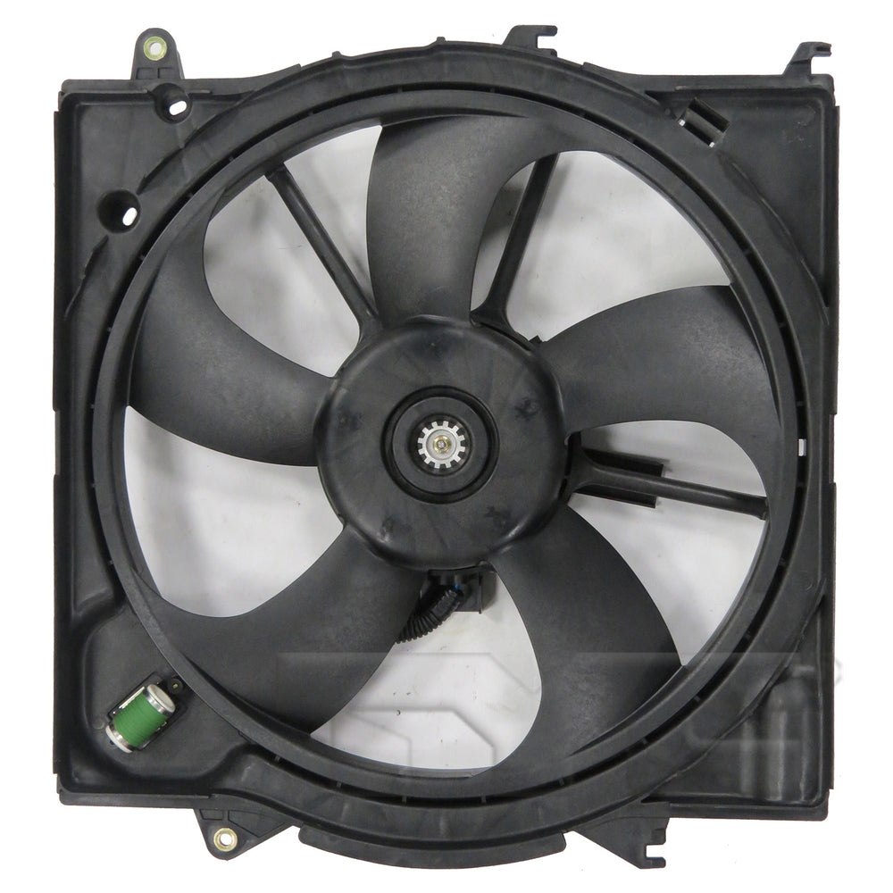 Dual Radiator Condenser Cooling Fan Assembly for 15-17 Hyundai Sonata 1.6L/2.0L