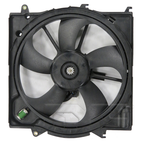 Dual Radiator Condenser Cooling Fan Assembly for 15-17 Hyundai Sonata 1.6L/2.0L