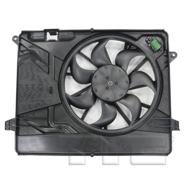 Dual Radiator & Condenser Cooling Fan Assembly for 13-20 Buick Encore 95301357