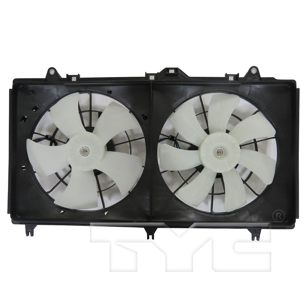Dual Radiator & Condenser Cooling Fan Assembly for 12-15 Chevy Camaro 3.6L