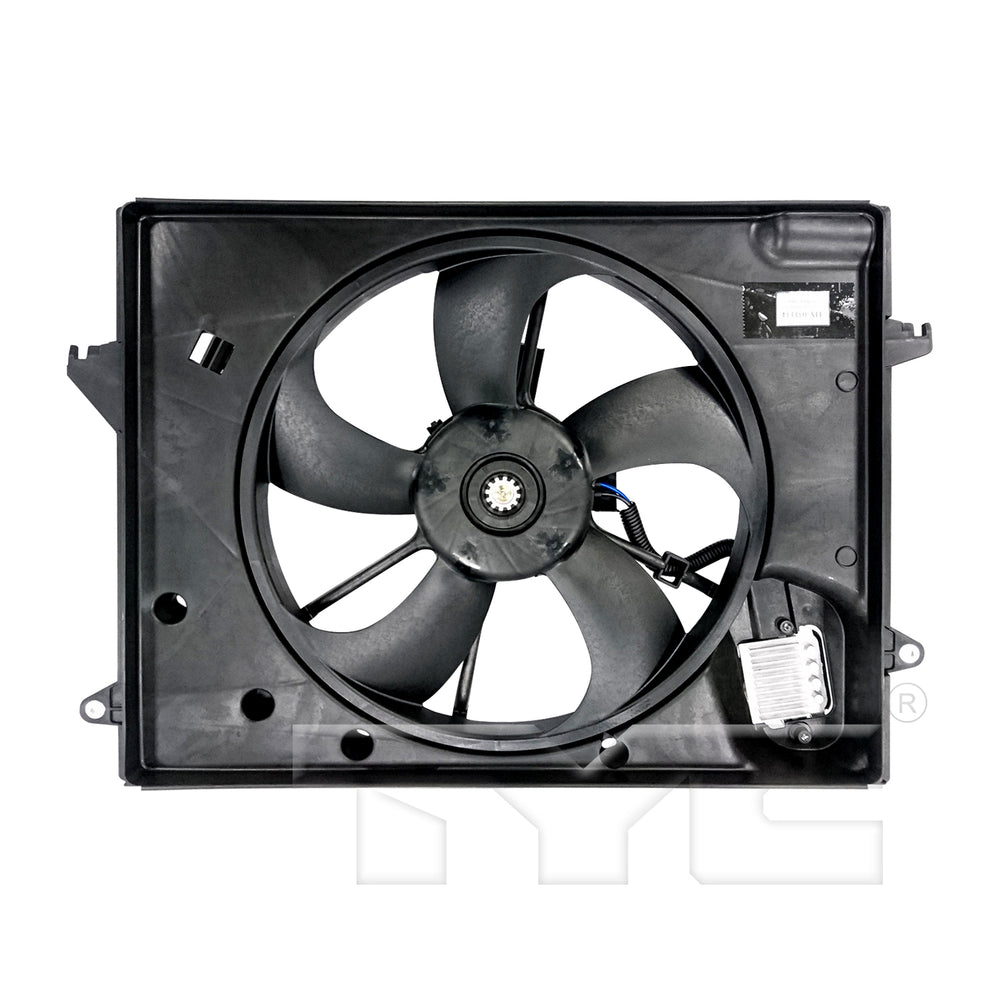 Dual Radiator & Condenser Cooling Fan Assembly for 15-17 Hyundai Sonata