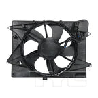 Dual Radiator & Condenser Cooling Fan Assembly for 15-17 Hyundai Sonata