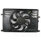 Radiator Condenser Cooling Fan Assembly for 15-18 Jeep Renegade/Ram ProMaster