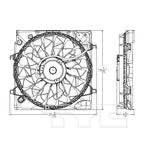 Dual Radiator & Condenser Cooling Fan Assembly for 16-19 Kia Optima 1.6L/2.0L