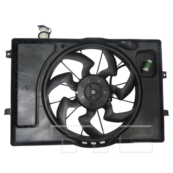 Dual Radiator & Condenser Cooling Fan Assembly for 17-20 Hyundai Elantra 2.0L