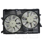Dual Radiator & Condenser Cooling Fan Assembly for 14-19 Jeep Cherokee 3.2L