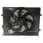 Dual Radiator & Condenser Cooling Fan Assembly for 14-16 Kia Optima Hybrid