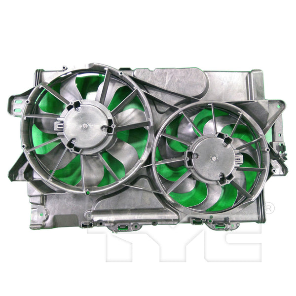 Dual Radiator & Condenser Cooling Fan Assembly for 13-17 Chevy Equinox 3.6L