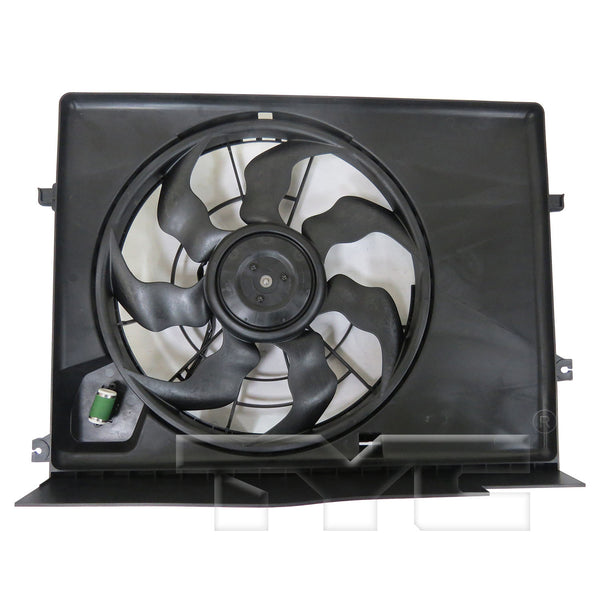 Dual Radiator & Condenser Cooling Fan Assembly for 15-18 Kia Sedona 3.3L