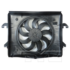 Dual Radiator & Condenser Cooling Fan Assembly for 13-19 Ram Ram Pickup 3.6L