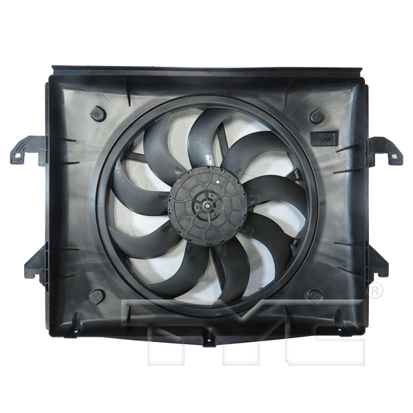 Dual Radiator & Condenser Cooling Fan Assembly for 13-19 Ram Ram Pickup 3.6L