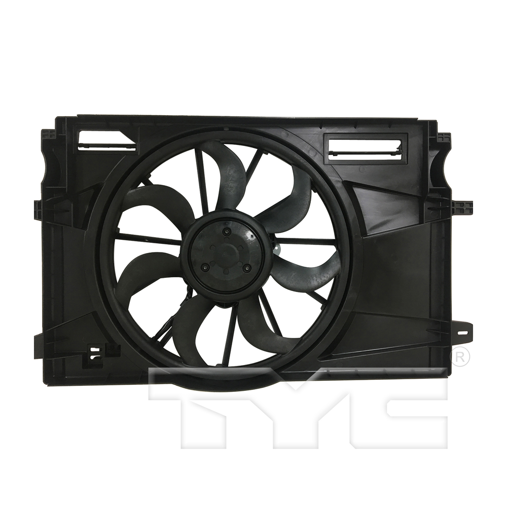 Dual Radiator & Condenser Cooling Fan Assembly for 16-16 Chevy Cruze 1.4L AT