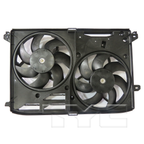 Dual Radiator & Condenser Cooling Fan Assembly for 17-19 Ford Fusion 2.0L Turbo