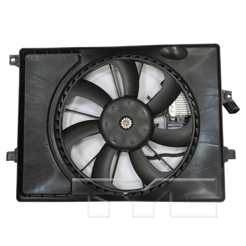 Dual Radiator & Condenser Cooling Fan Assembly for 17-18 Kia Forte Sedan