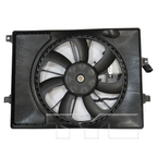 Dual Radiator & Condenser Cooling Fan Assembly for 17-18 Kia Forte Sedan