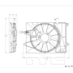 Dual Radiator & Condenser Cooling Fan Assembly for 17-18 Kia Forte Sedan