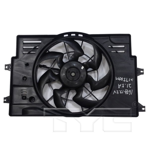 Dual Radiator & Condenser Cooling Fan Assembly for 17-20 Hyundai Elantra 1.4L